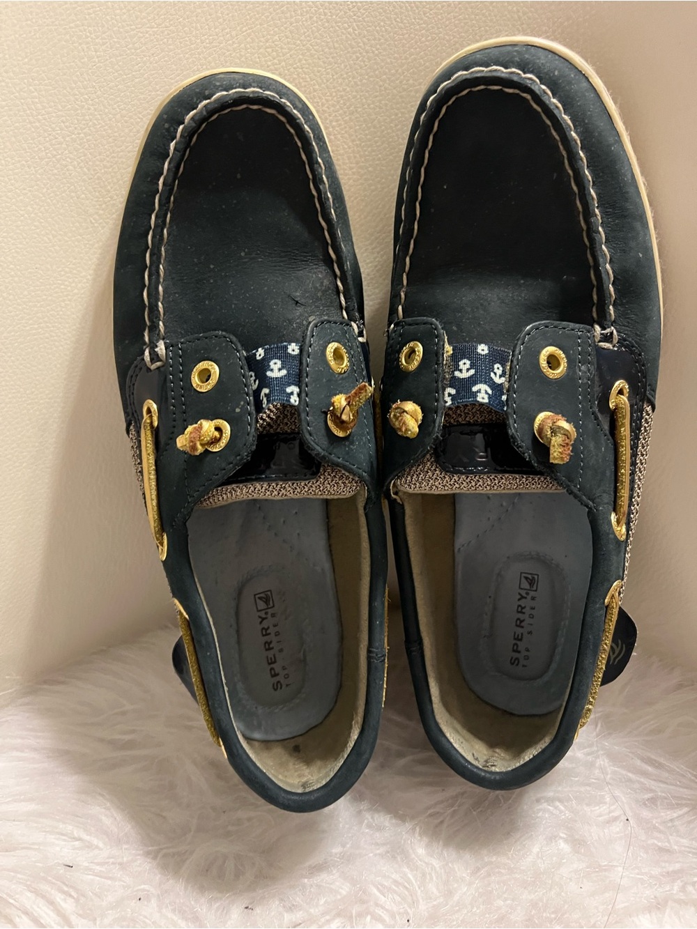 Sperry Top Sider Blue & Gold